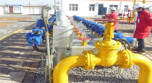 航天隔膜閥門現場試壓試漏圖